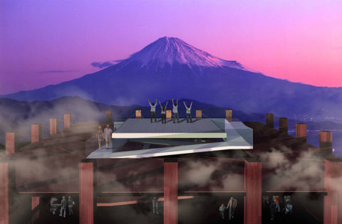富士見櫓からの富士山
